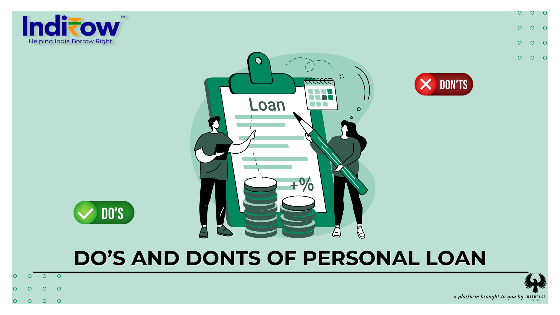 dos and donts of personal loans